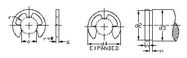 E Type Circlips